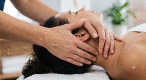 Qué es la osteopatía - técnica de osteopatía craneal en cuello y cabeza
